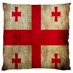 Georgia Flag Mud Texture Pattern Symbol Surface Standard Flano Cushion Case (two Sides) by Simbadda