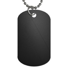 Leather Stitching Thread Perforation Perforated Leather Texture Dog Tag (one Side) by Simbadda