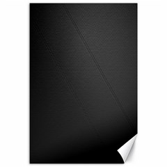 Leather Stitching Thread Perforation Perforated Leather Texture Canvas 24  X 36  by Simbadda