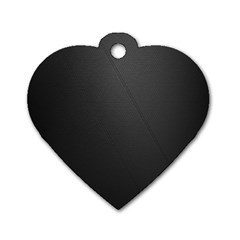 Leather Stitching Thread Perforation Perforated Leather Texture Dog Tag Heart (one Side) by Simbadda