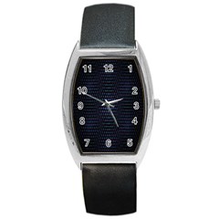 Hexagonal White Dark Mesh Barrel Style Metal Watch by Simbadda