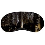 New York United States Of America Night Top View Sleeping Masks Front