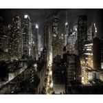 New York United States Of America Night Top View Deluxe Canvas 14  x 11  14  x 11  x 1.5  Stretched Canvas