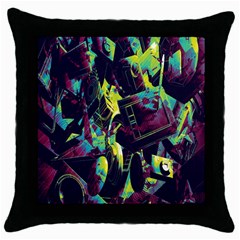 Items Headphones Camcorders Cameras Tablet Throw Pillow Case (black) by Simbadda