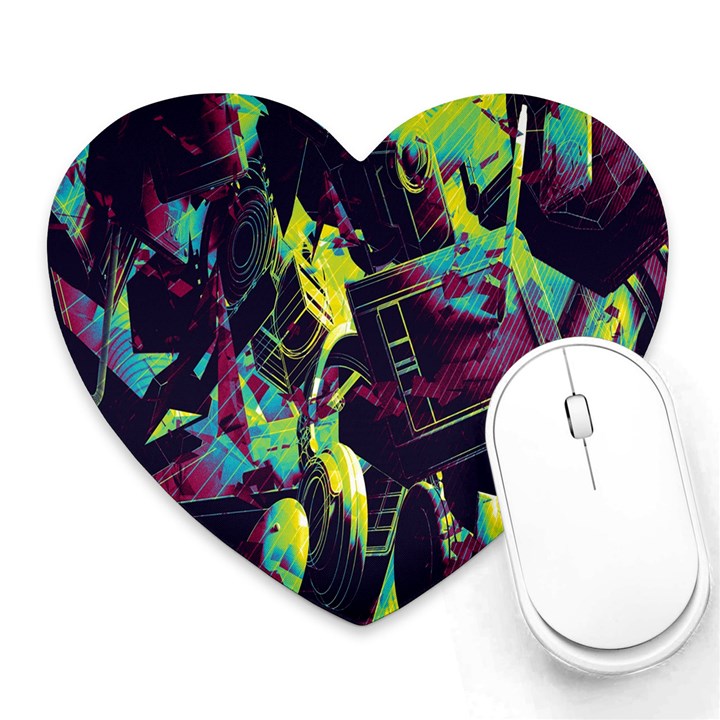 Items Headphones Camcorders Cameras Tablet Heart Mousepads