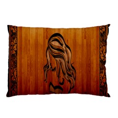 Pattern Shape Wood Background Texture Pillow Case by Simbadda