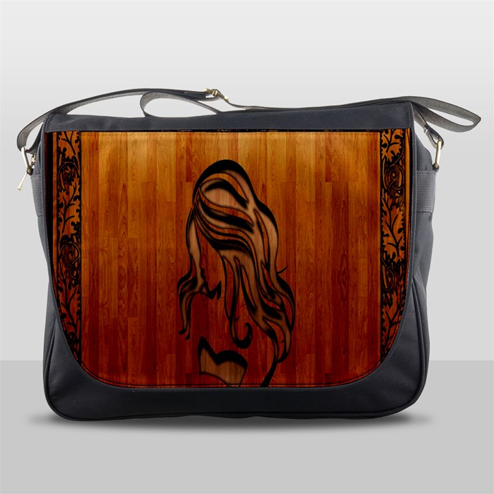 Pattern Shape Wood Background Texture Messenger Bags