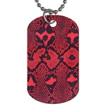 Leather Point Surface Dog Tag (Two Sides) Front