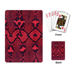 Leather Point Surface Playing Card by Simbadda