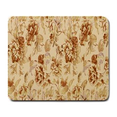 Patterns Flowers Petals Shape Background Large Mousepads by Simbadda