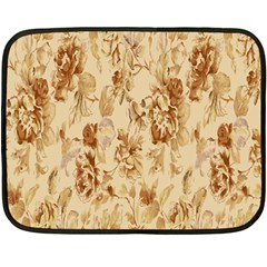 Patterns Flowers Petals Shape Background Fleece Blanket (mini) by Simbadda