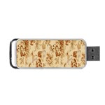 Patterns Flowers Petals Shape Background Portable USB Flash (Two Sides) Front