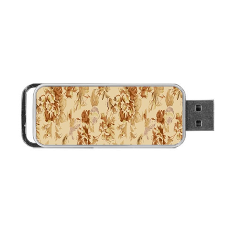 Patterns Flowers Petals Shape Background Portable USB Flash (Two Sides)