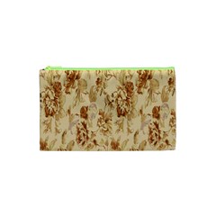 Patterns Flowers Petals Shape Background Cosmetic Bag (xs) by Simbadda