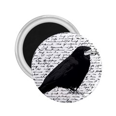 Black Raven  2 25  Magnets by Valentinaart