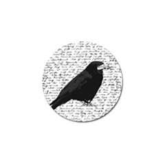 Black Raven  Golf Ball Marker (4 Pack) by Valentinaart