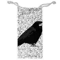 Black Raven  Jewelry Bag by Valentinaart