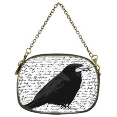 Black Raven  Chain Purses (two Sides)  by Valentinaart