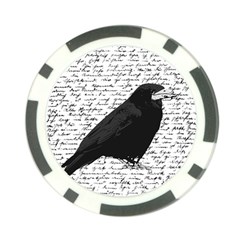 Black Raven  Poker Chip Card Guard (10 Pack) by Valentinaart