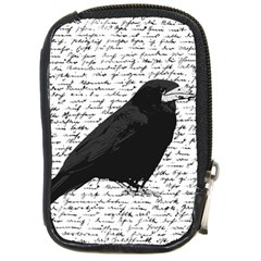 Black Raven  Compact Camera Cases by Valentinaart