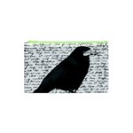 Black raven  Cosmetic Bag (XS) Front