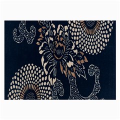 Patterns Dark Shape Surface Large Glasses Cloth (2-side) by Simbadda