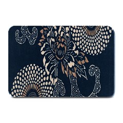 Patterns Dark Shape Surface Plate Mats by Simbadda