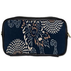 Patterns Dark Shape Surface Toiletries Bags by Simbadda