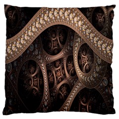 Patterns Dive Background Standard Flano Cushion Case (one Side) by Simbadda