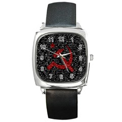 Communism  Square Metal Watch by Valentinaart