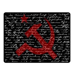 Communism  Fleece Blanket (small) by Valentinaart