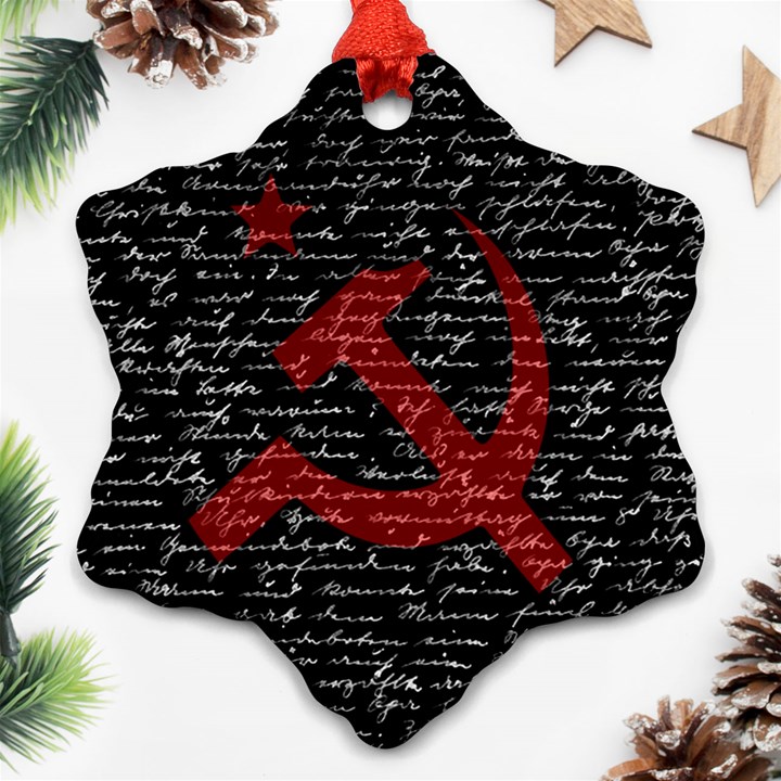 Communism  Ornament (Snowflake)