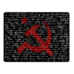 Communism  Double Sided Fleece Blanket (small)  by Valentinaart