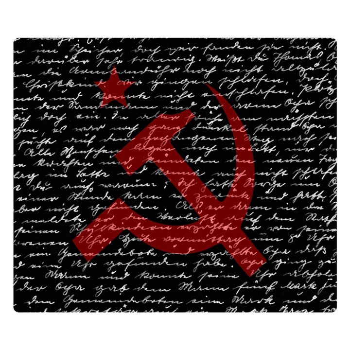 Communism  Double Sided Flano Blanket (Small) 