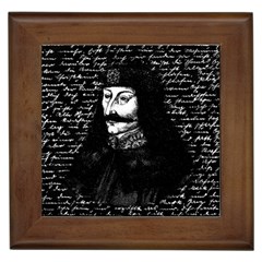 Count Vlad Dracula Framed Tiles by Valentinaart