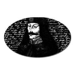 Count Vlad Dracula Oval Magnet by Valentinaart