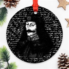 Count Vlad Dracula Round Ornament (two Sides) by Valentinaart