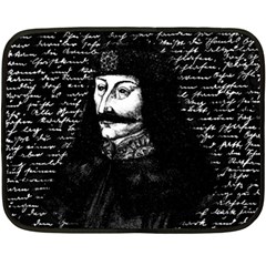 Count Vlad Dracula Double Sided Fleece Blanket (mini)  by Valentinaart