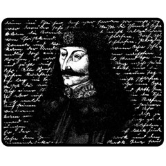 Count Vlad Dracula Double Sided Fleece Blanket (medium)  by Valentinaart