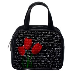 Red Tulips Classic Handbags (one Side) by Valentinaart