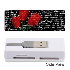 Red Tulips Memory Card Reader (stick)  by Valentinaart