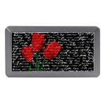 Red tulips Memory Card Reader (Mini) Front