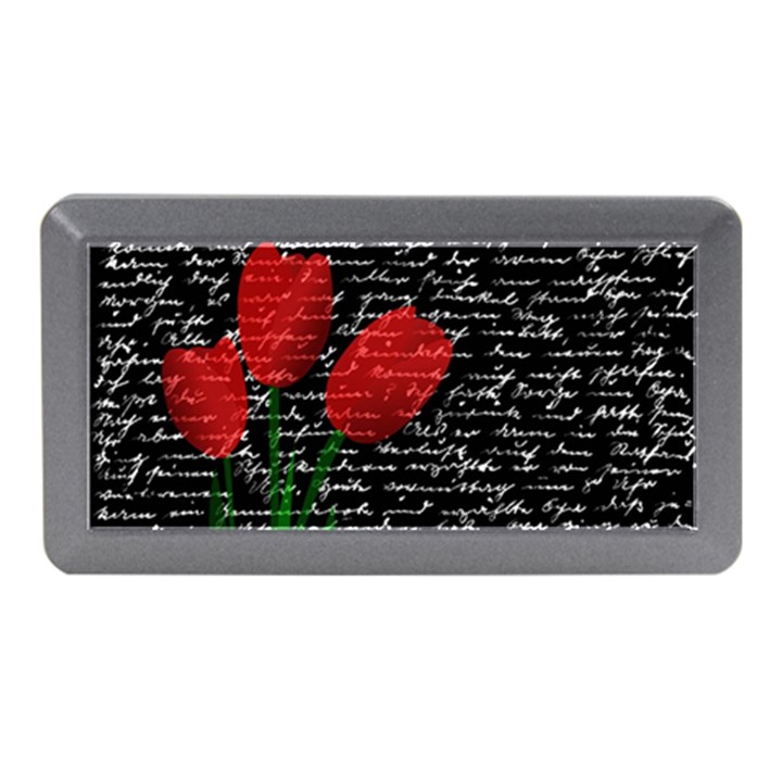 Red tulips Memory Card Reader (Mini)