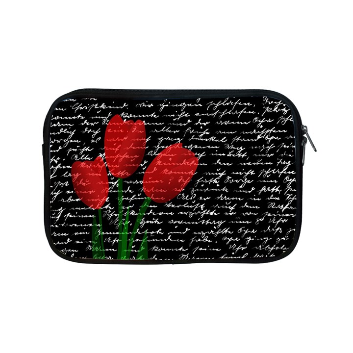 Red tulips Apple iPad Mini Zipper Cases