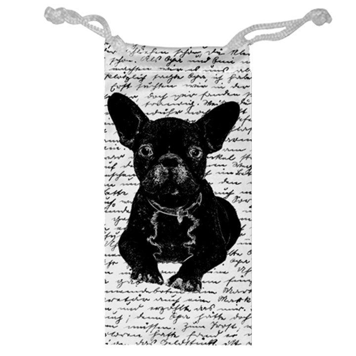 Cute bulldog Jewelry Bag