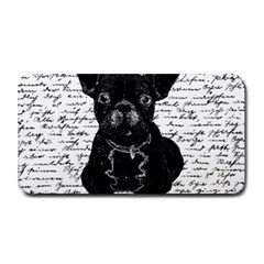 Cute Bulldog Medium Bar Mats by Valentinaart