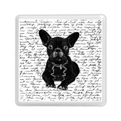 Cute Bulldog Memory Card Reader (square)  by Valentinaart