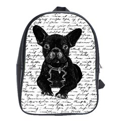 Cute Bulldog School Bags (xl)  by Valentinaart