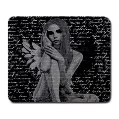 Angel Large Mousepads by Valentinaart