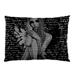 Angel Pillow Case (two Sides) by Valentinaart